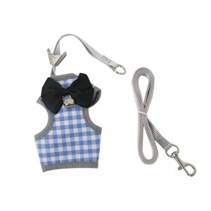 Rompi Kucing Tali Harnes Kucing Anjing Jala Lembut Dengan Pita Reflektif Aksesori Hewan Peliharaan
