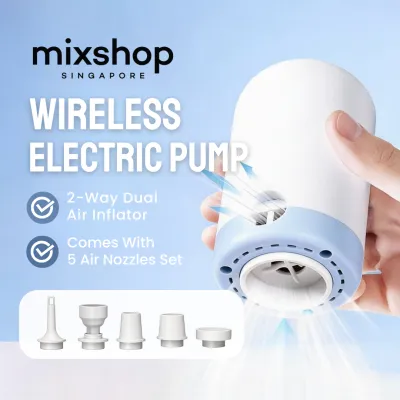 Mixshop Portable Wireless Electric Vacuum Pump – For Vacuum Storage Bags Inflatables & Pool Floats
