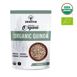New Stock! Zestiva Organic Tricolor Quinoa 700g or 700g x2