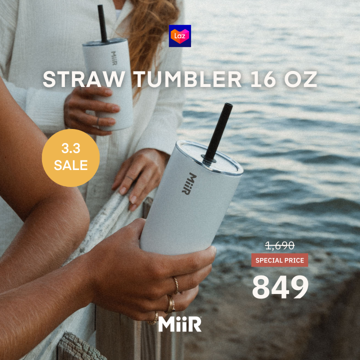 MiiR Tumbler Straw 16oz แก้วน้ำสูญญากาศ เก็บความเย็น เก็บความร้อน