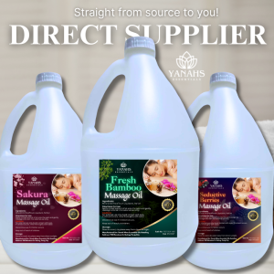 1 Gallon Massage Oil Relaxing Spa Aromatherapy help to reduce body aches and pains