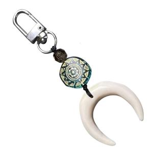 Smiling Face 8 Ball Charm Keychains Backpack Decoration Sweet Cool Pendant Car Keyring Fashion for Women