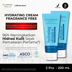 Klarens Hydrating Cream Twin Pack - Lotion Pelembab Kulit Sensitif