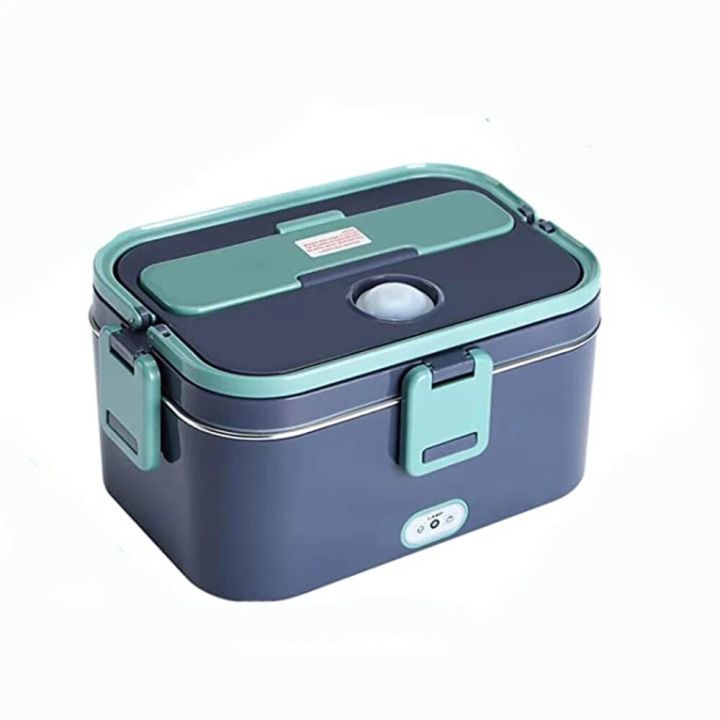 Stainless Steel Light Electric Lunch Warmer Picnic Office Food Box