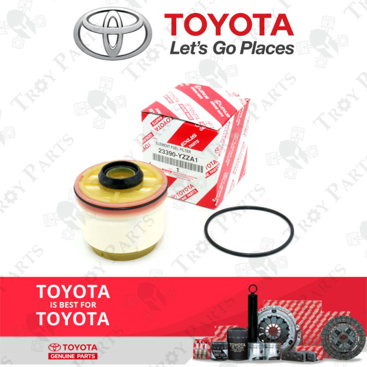 Original Toyota Diesel Fuel Filter Hilux Vigo KUN25 KUN26 Hiace KDH200 Fortuner (23390-YZZA1)
