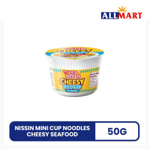 Nissin Mini Cup Noodles Cheesy Seafood 50g - AllMart Online Grocery