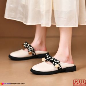 Sandal Flat Wanita Tali Pita Kekinian – Flatshoes Viral & Stylish untuk Tampilan Trendi