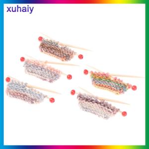 xuhaiy 1:12ตุ๊กตาจำลองขนาดเล็กหนาถักเสื้อกันหนาว DIY ตกแต่งอุปกรณ์เสริม