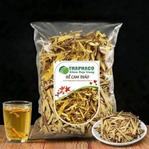 Rễ cam thảo khô 500g - Tấn phát - chuyên dùng để pha trà hoặc sắc nước uống - hỗ trợ thanh nhiệt và làm mát cơ thể