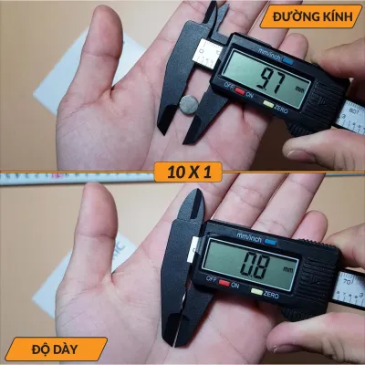 Nam Châm Đất Hiếm Tròn Nhiều Kích Cỡ Nam Châm Nam châm Vĩnh Cửu