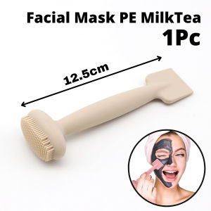 HEVEA Twin Silicone Face Mask Brush Easy Mix And Apply Berus Silikon Masker Muka Berkembar Mudah Sapu Masker 双头面膜刷 涂抹面膜