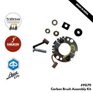 Piaggio Ape City Carbon Brush Assembly Kit - 1A009587