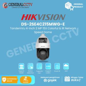 DS-2SE4C215MWG-E HIKVISION 2MP IP CAMERA POE TandemVU 15X ZOOM COLORVU Cctv Jam
