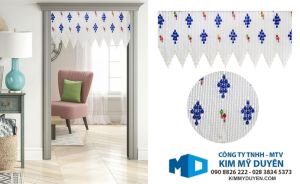 Màn hạt Pha Lê Nhựa Kim Sa (Ngắn) ngang 1m