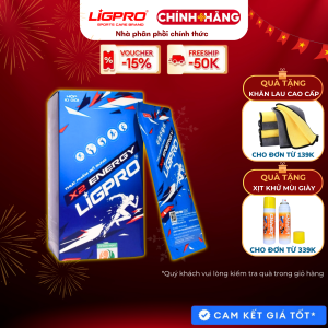 Thức uống thể thao bổ sung năng lượng Bù nước bù điện giải X2 Energy LIGPRO Hộp 10 Gói x 24g Tăng đề kháng