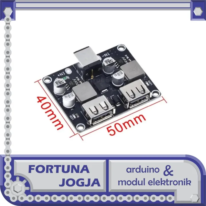 Modul Usb Dc Modul USB Fast Charger 5V 3.4A QC3.0 Charging Power Supply DC-DC ...