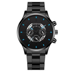Jam Tangan Pria Anti Air Business Men Stainless Steel Watch COD + Kotak Gratis