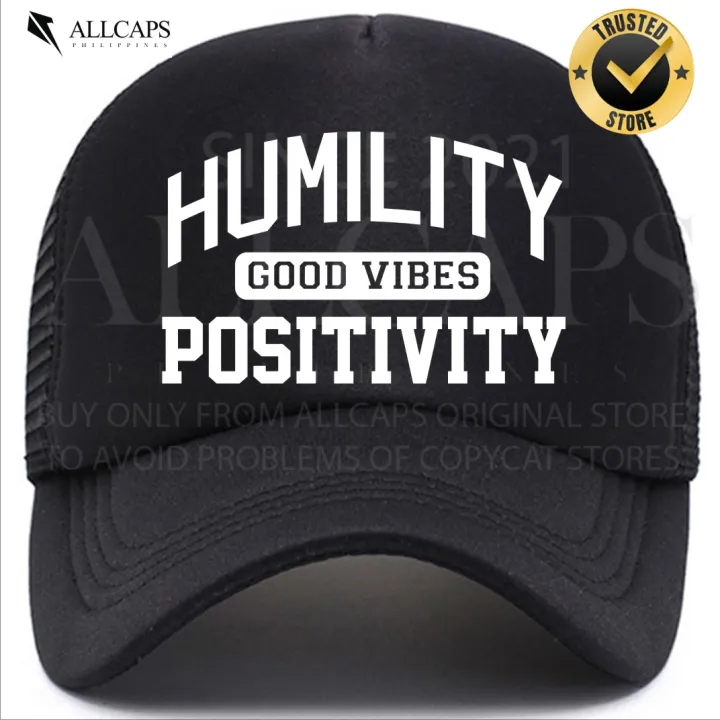 HIGH%20QUALITY%20HUMILITY%20GOOD%20VIBES%20POSITIVITY%20Mesh%20Cap%20Net%20Cap%20Trucker%20Hat%20Baseball%20Cap%20-%20Image%202