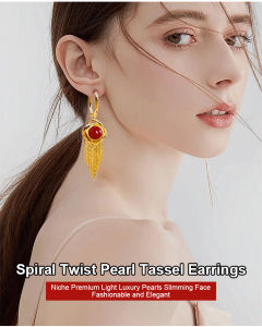 earrings tassel pearl earrings