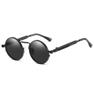 ❤️Big Sale❤️【Adjustable sunshade glasses】Vintage round high-definition polarized steampunk sunglasses/ New fashion sunglasses/ Light luxury fashion metal glasses/ Reduce visual fatigue glasses/ Retro sunglasses for men and women