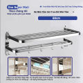 Kệ Nhà Tắm Giá Treo Đồ Nhà Tắm Nhà Bếp Không Gỉ Đa Năng Gắn Tường Giá Treo Khăn Nhà Vệ Sinh Inox Giá Treo Tường Không Cần Đục Lỗ Giá Khăn Tắm Đựng Phòng Tắm Giá Để Đồ Nhà Vệ Sinh Giá Treo 60cm. 
