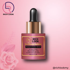 RICH LOOK Radiance ReNew Depigmentation Serum Anti-Blue Light Rich in Vitamin C and E Brightens Uneven Skin Tone 20ML