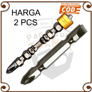 2PCS Mata Obeng Plus Minus Min + - Sekrup Skrup ScrewDriver Obeng Angin Magnet PH2 S2 65mm