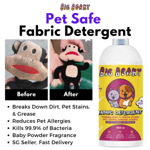 [SG] Laundry Detergent 1L | Toy & Fabric Cleaner | Pet Safe | Sensitive Skin Safe
