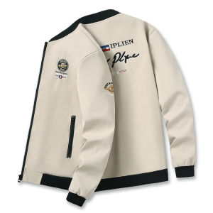 ali เสื้อแจ็คเก็ตปักลายฤดูใบไม้ผลิและฤดูใบไม้ร่วงเสื้อแจ็คเก็ตนักบินผู้ชายอินเทรนด์สไตล์เกาหลีแบบใหม่เสื้อเบสบอลแบบบางลำลอง