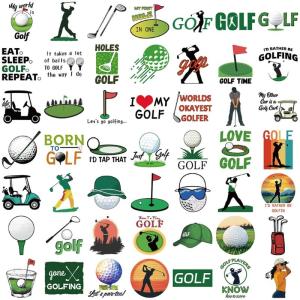 50Pcs Golf Sports Stickers Waterproof Decal For Outdoor Use Personalizing DIY Projects Home Office Laptop Decors