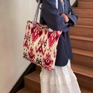 Aesthetic Toted Bag for Women Reusable Canvas Shoulder Bag for ShoppingGroceryWorkBook Large Capacity Beach Cloth Bag