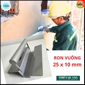 Mới Combo bay cắt chỉ âm tường 25x10 - Vuông + Tròn. Inox bền chỉ