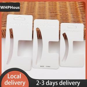 [COD] WHPHous Ship within 24 hours 50pcs Display Cards For Hair Claw Clip Paper Card Headdress Card Hair Decoration Package DIY Jewelry Cardboard Package Hair Clips Craft Hang Tag Card