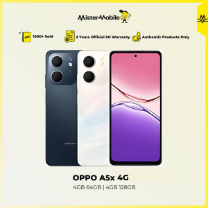 OPPO A6 Pro 5G | OPPO A6 5G | OPPO A6x 5G / 4G | OPPO A5 Pro 5G | OPPO A5x 4G | 2 Years OPPO SG Warranty