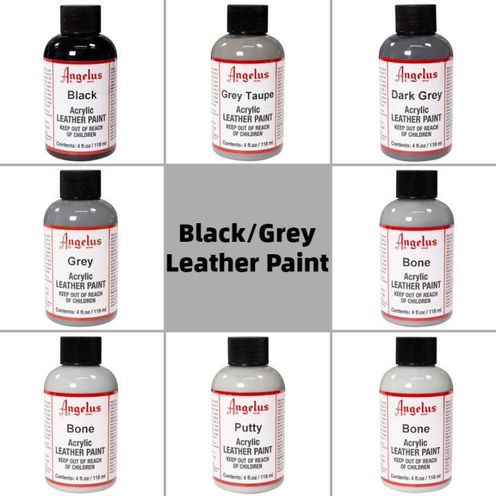Angelus 30ml subpackage Black Grey Series Leather acrylic pigment