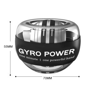 LED Wrist Power Hand Ball Hand Muscle Force Trainer Gyroscope Vibrating balls Gyro Powerball Gyrobal Training Ball gyroscopic wrist ball exercise Strength Training Equipment men Hand strengtheners