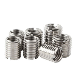 M2 M2.5 M3 304 Stainless Steel Slotted Inside Outside Thread Adapter Screw Wire Thread Insert Sleeve Conversion Nut Coupler Convey