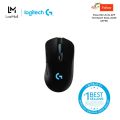 Logitech G703 LIGHTSPEED Wireless Gaming Mouse w/ HERO 25K Sensor, LIGHTSYNC RGB, POWERPLAY Compatible, Lightweight 95g+10g Optional, 100-25,600 DPI, Rubber Side Grips. 