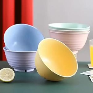 TÔ GỢN SÓNG LÚA MẠCH 17cm bát tô canh chống trượt nhiều màu sắc xinh xắn