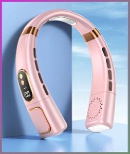 Small Fans Air-cooled Fan Neck Fan Noiseless Desktop Fans Surety Rechargeability Lightweight and Portable
