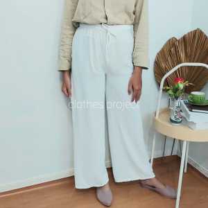 Kulot Crincle - Celana Kulot Panjang Wanita Dewasa Polos Terbaru Cullots Pants Terhits Airflow Bagus BISA COD Crinkle