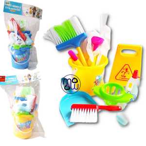 (cuci Gudang) Little Helper - Little Helper Mika - mommy helper - Mainan Alat Pembersih Rumah Tangga -Sapu sapu SNI