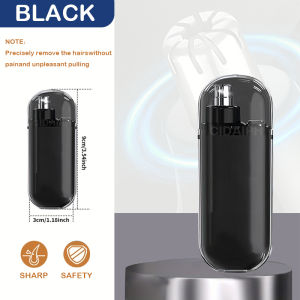 Nose Hair Trimmer Waterproof Multi-functional Electric Nose Hair Clipper With High Quality For Men/ Rechargeable Portable Nose Hair Trimmer For Men/360° Rotating Head Professional Nose Hair Trimmer