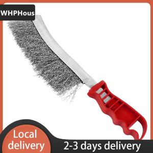 [COD] WHPHous Ship within 24 hours Multifunctional Wire Brush Copper Plated Stainless Steel Brush Cleaning Brush Metal Rust Removal Brush For Cleaning BBQ Grill