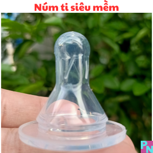 Bình sữa cho bé bình sữa cổ hẹp Jumi 140ml 240ml núm vú siêu mềm chống sặc chống đầy hơi có tay cầm và không có quai