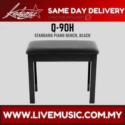 Kadenza Q-90H High Quality Modern Piano bench Keyboard Bench x bench Stool Chair - Black ( LMC Q90H )