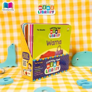 Thin Boardbook Buku Bayi Learning Time Mini Library Usia 0 1 2 Tahun 0 6 12 Bulan - Visi Mandiri
