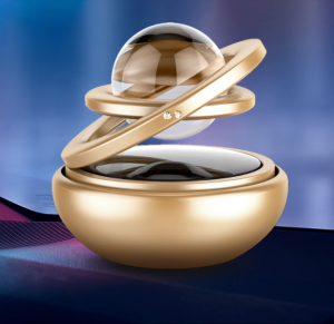 Parfum Mobil & Pajangan Dashboard – Planet Berputar Otomatis Aroma Wangi Segar