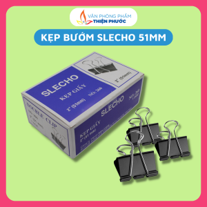 Kẹp bướm giấy A4 Slecho 51mm kim loại THIỆN PHƯỚC