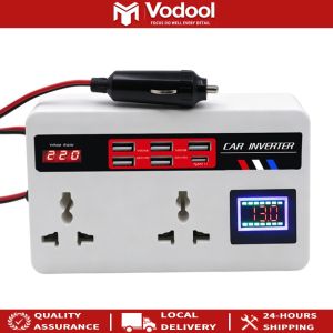 Automotive Power Converter 200W 12V/24V to 110V/220V with Durable Build for Long-term Use